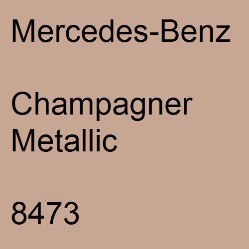 Mercedes-Benz, Champagner Metallic, 8473.